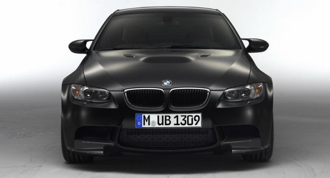The matte black shade is seen here on the 2011 model year M3 Coupe equipped