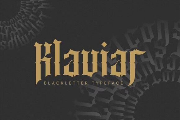 Download Klaviar - Blackletter Font