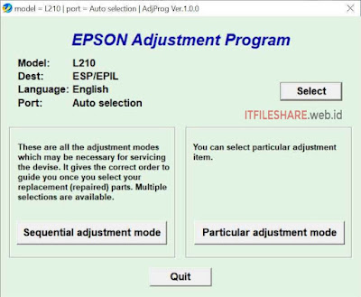 EPSON Adjustment Program Resetter - ITFILESHARE.web.id