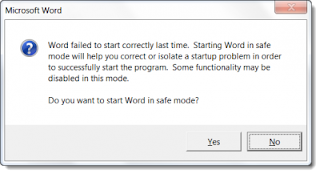 microsoft word error