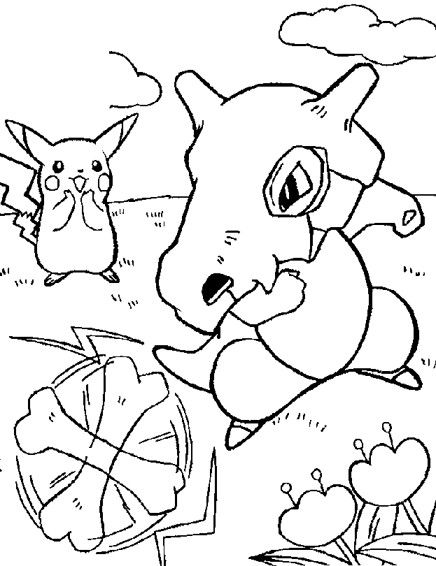 Pokemon coloring pages