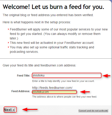 cara mendaftarkan blog ke feedburner
