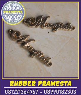 PLAT LOGAM HIJAB - PLAT LABEL HIJAB - PEMBUATAN PLAT LABEL HIJAB - CUSTOM PLAT LABEL