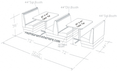 Restaurant Booth Tables4