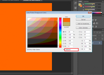 Color Picker Forground Color