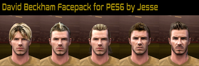 Face David Beckham facepack | By Jesse's PES5 / PES6 Workshop