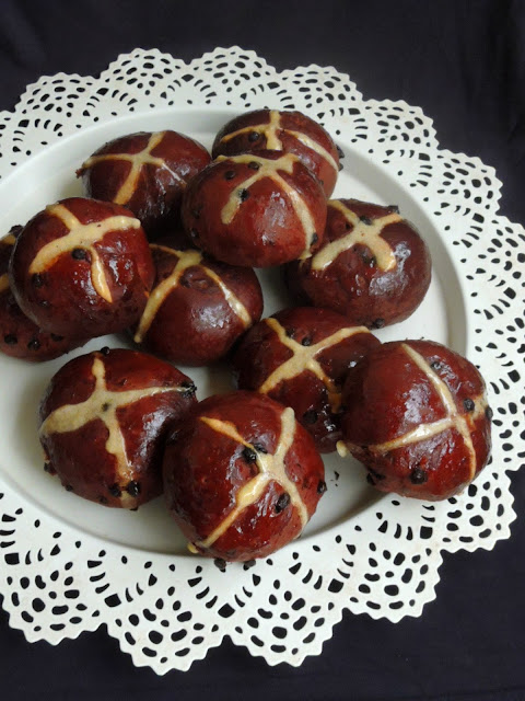 Dark Chocolate Hot cross buns