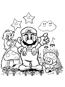 Super Mario Coloring Pages