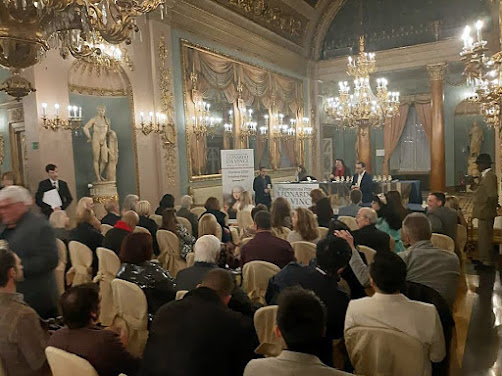 Ceremonia en el Gran Salón del Palazzo Borghese de Florencia