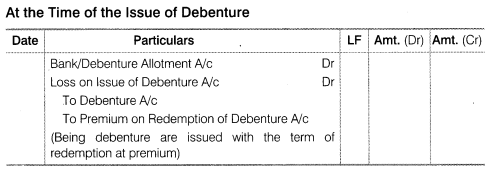 Solutions Class 12 Accountancy Part II Chapter -2 (Issue and Redemption of Debentures)