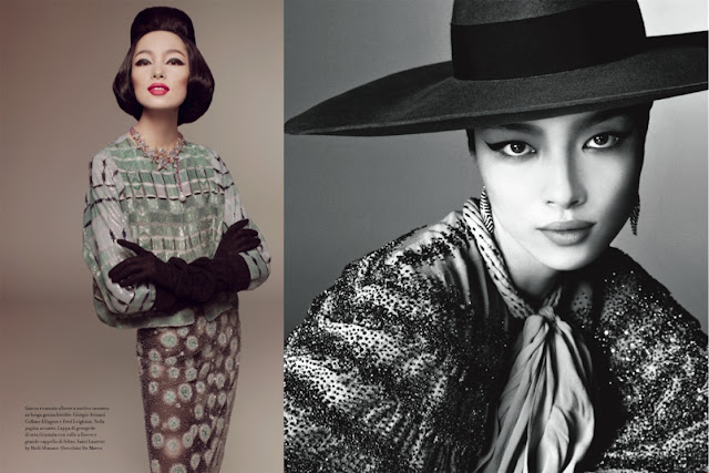 Model Fei Fei Sun Vogue Italia by Steven_Meisel