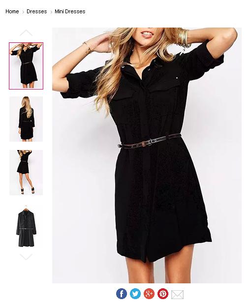 Red And Black Long Sleeve Dress - Womens Clothing Sales Online