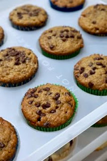 Caramel Mocha Banana Chocolate Chip Muffins: Savory Sweet and Satisfying