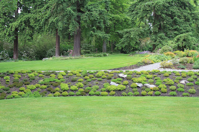 Dunn Gardens - Croquet Lawn and Heather Berm