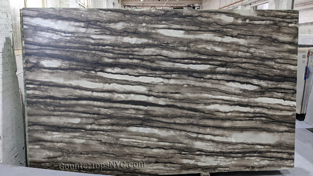 Sequoia Brown Quartzite Leathered Slab 3cm  NYC