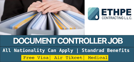 Document Controller Latest Job Openings In Uae 2023