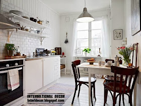 Scandinavian kitchen style and design, simple kitchen