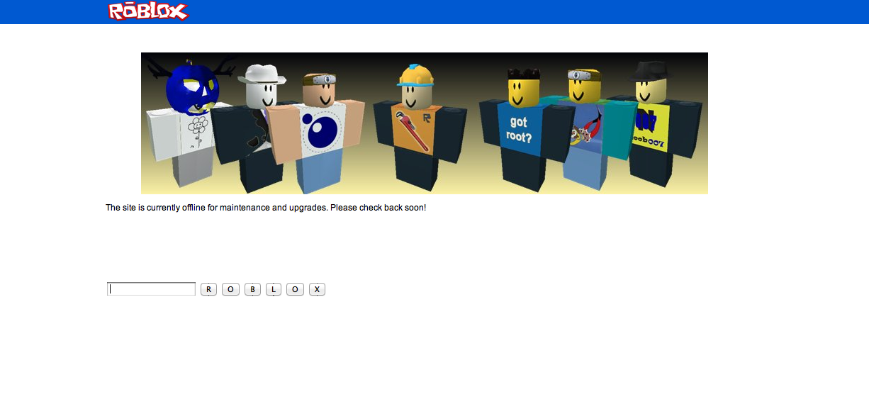 Roblox Item Reviews The Biggest Hack In Roblox History Updates As They Happen - maintenance roblox