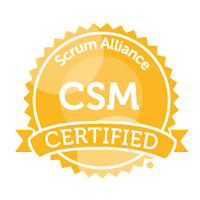 Scrum Alliance Certified ScrumMaster (SCM) badge