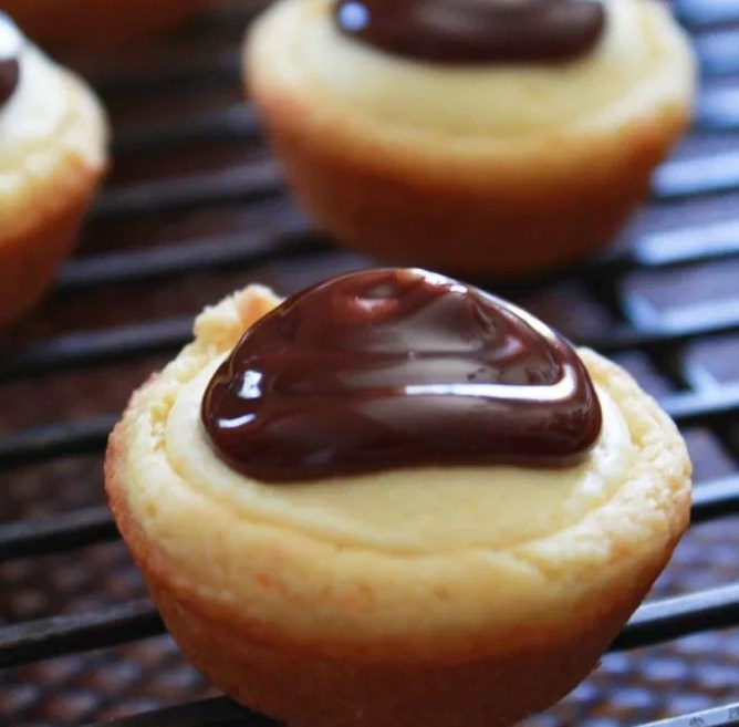 Boston Cream Pie Cookie Bites #dessert #homemade