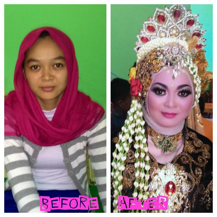 WRP (Winna Rias Pengantin): Before After Make Up