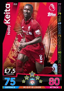 Match Attax 2018 2019 Liverpool FC Premier League Set