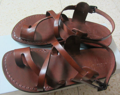 Brown Leather Biblical Sandals (for sale on eBay for 19.99)