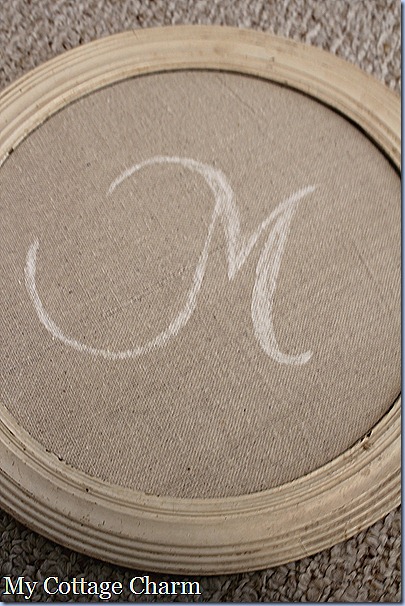 how to make a button monogram