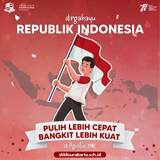 Twibbon Sambut HUT Ke-77 Republik Indonesia