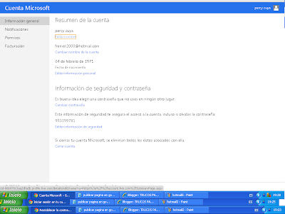 hotmail recuperar cuenta facil