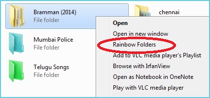 How to Change Folder Colors in Windows using Rainbow Folders