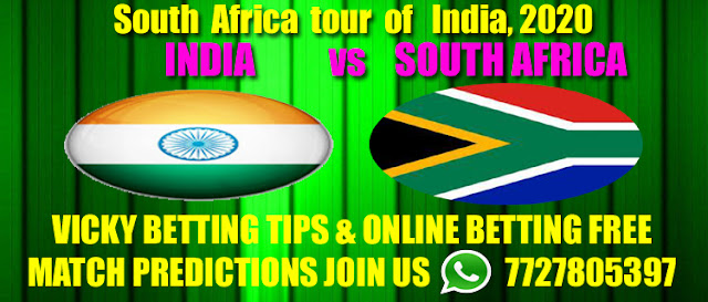  South Africa Tour Of India 2020