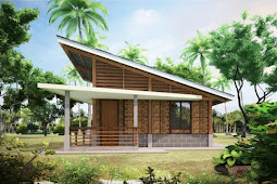 Desain Rumah Bambu Unik