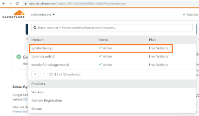 Cara Mendaftarkan Domain TLD IDCloudhost Ke Hosting Gratis Cloudflare