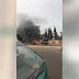 Angry Car Dealers Set Ablaze Customs Patrol Vehicle In Kaduna State. 