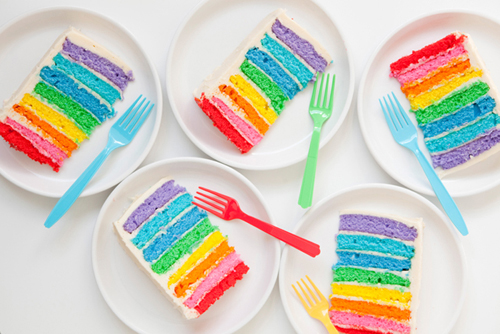 Resep Rainbow Cake