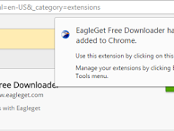 Menambah Extensi Pengaya EagleGet Pada Browser Google  Chrome