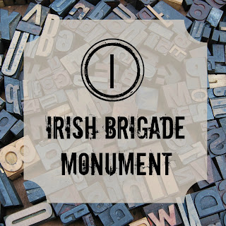 Irish Brigade Monument - Blogging Through the Alphabet on Homeschool Coffee Break @ kympossibleblog.blogspot.com  #ABCBloggoing #Irish #CivilWar