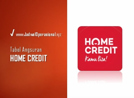 Tabel Angsuran Home Credit