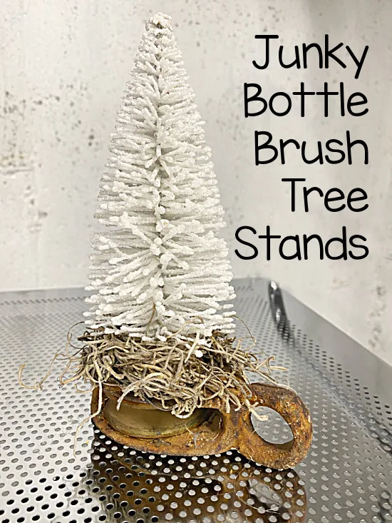 Unique Bottle Brush Tree Stands