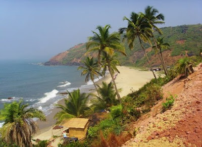 Arambol Beach of Goa, India 