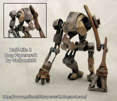 Half-Life 2 Dog Papercraft