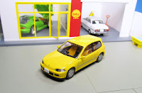 tomica limited vintage yellow civic tlv