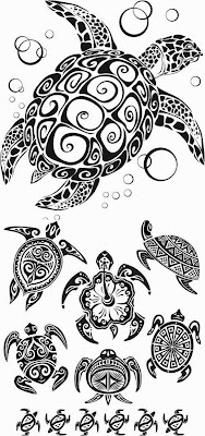 Tribal Sea Animal Tattoo