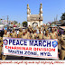 Police Peace March at Charminar