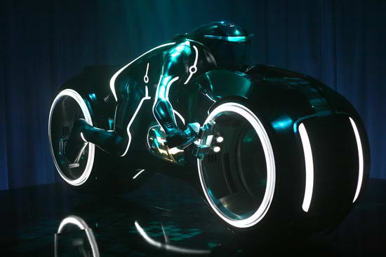 Future Tron Inspired Motorcycle