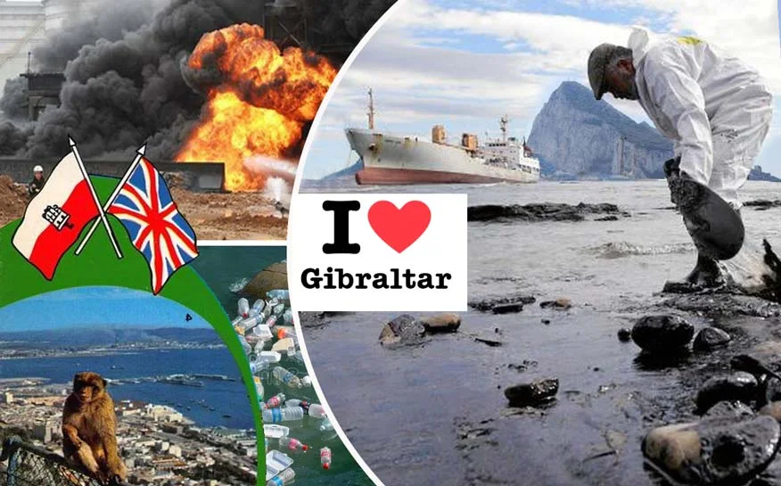 Gibraltar una bomba de gasolina flotante