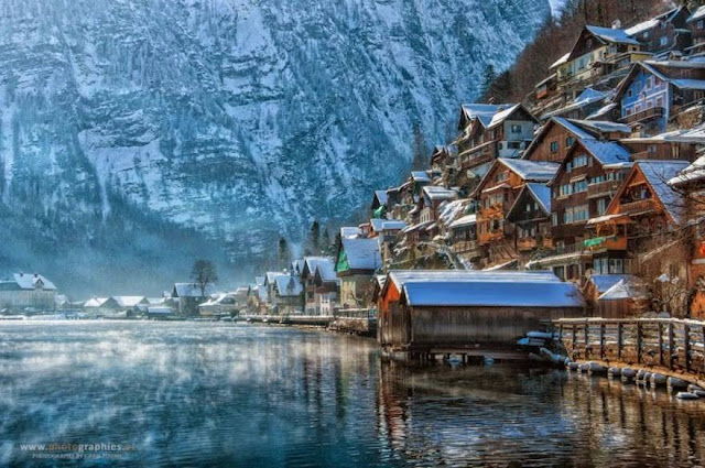 Tourism, Hallstatt, Austria