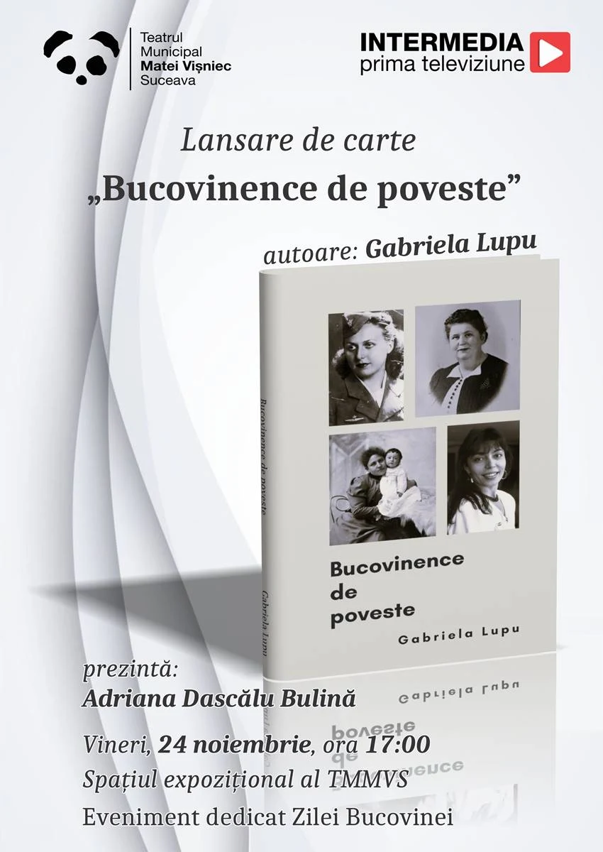Lansarea de carte „Bucovinence de poveste” de Gabriela Lupu