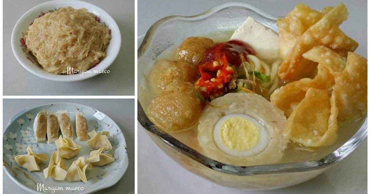  Resep Bakso Ayam Malang Lengkap Dgn Bakso Tahu dan Pangsit 